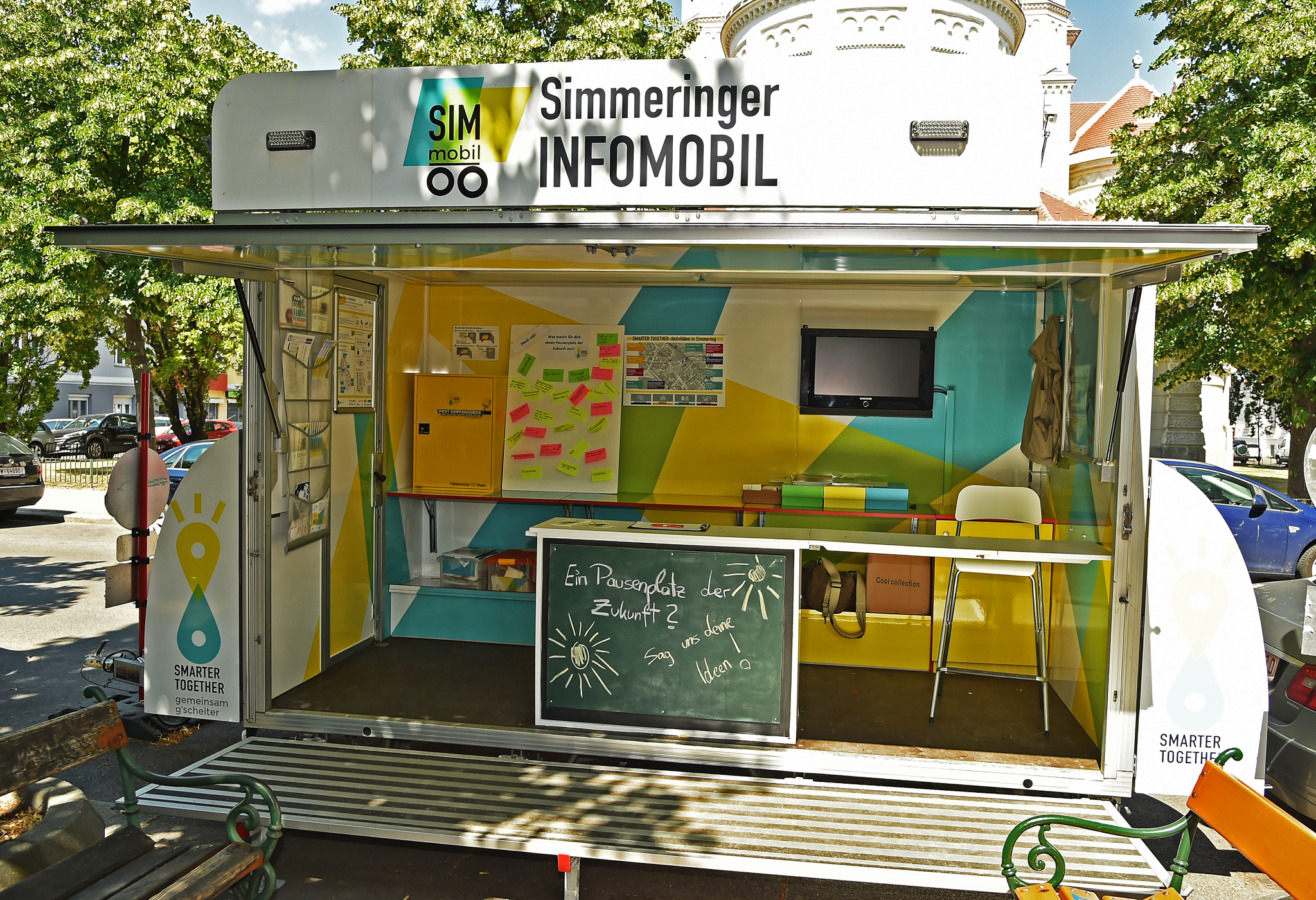 SIMmobile-Laboratorio móvil de vida urbana en Viena-Simmering